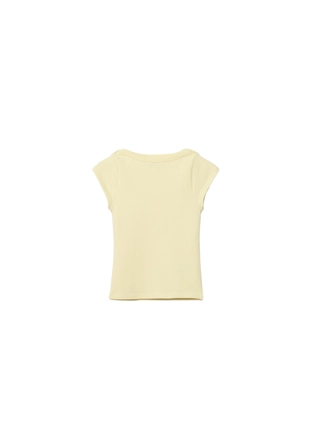 Базовая футболка с вырезом «лодочка»- Заказать в России