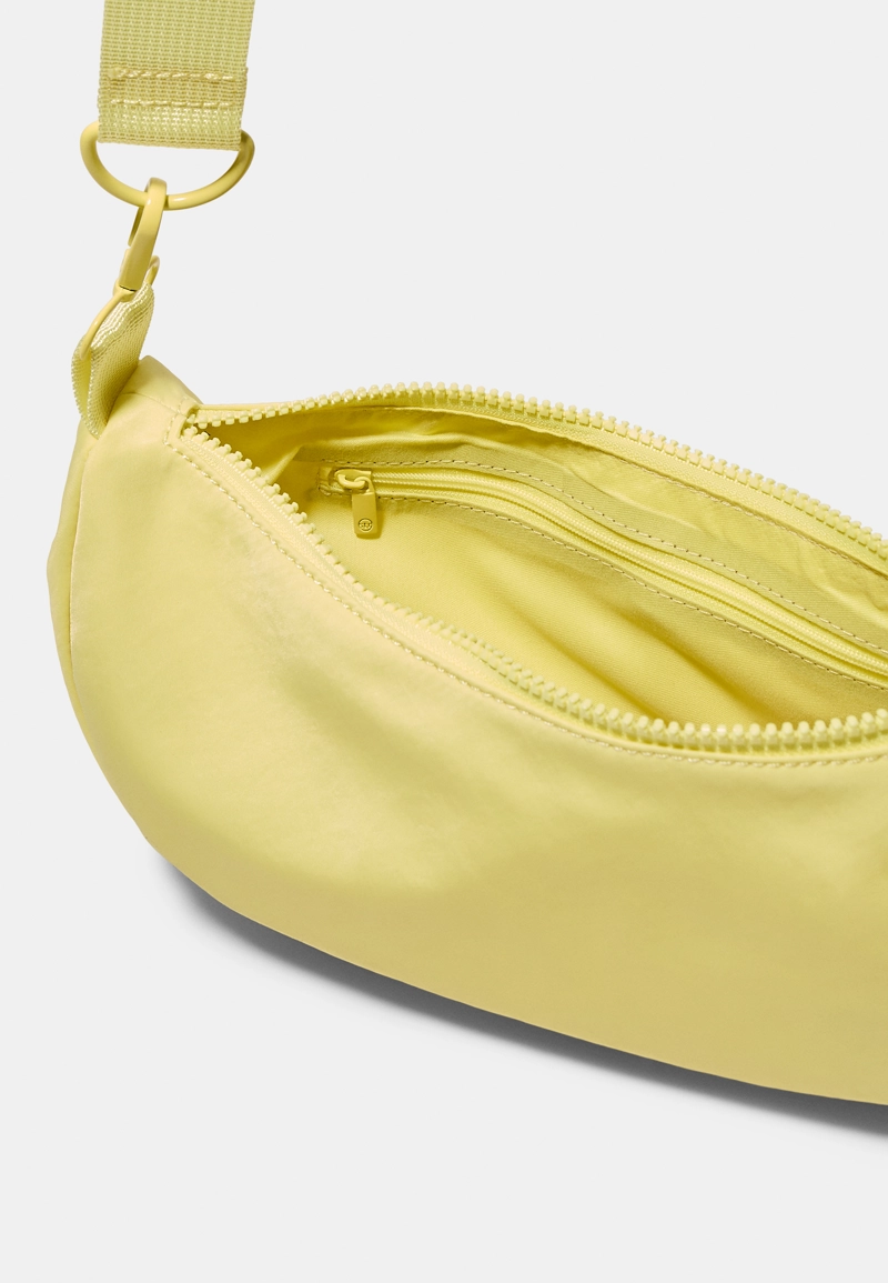 Тканевая сумка-луна с плечевым ремнем