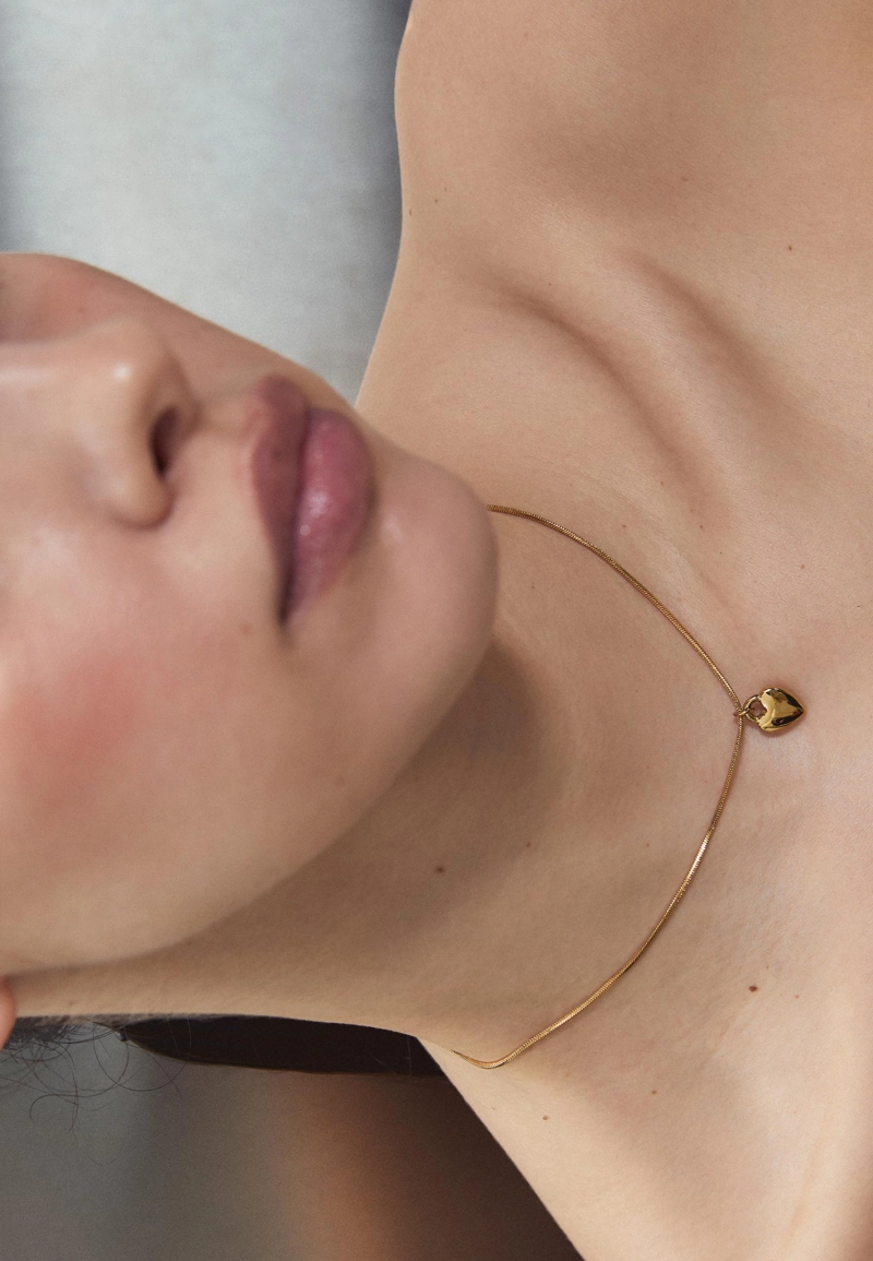 Набор из 2 водонепроницаемых ожерелий со звездой и сердцем