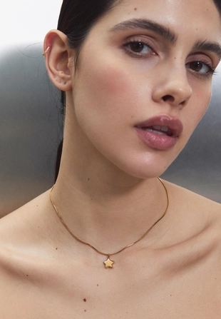 Набор из 2 водонепроницаемых ожерелий со звездой и сердцем- Заказать в России