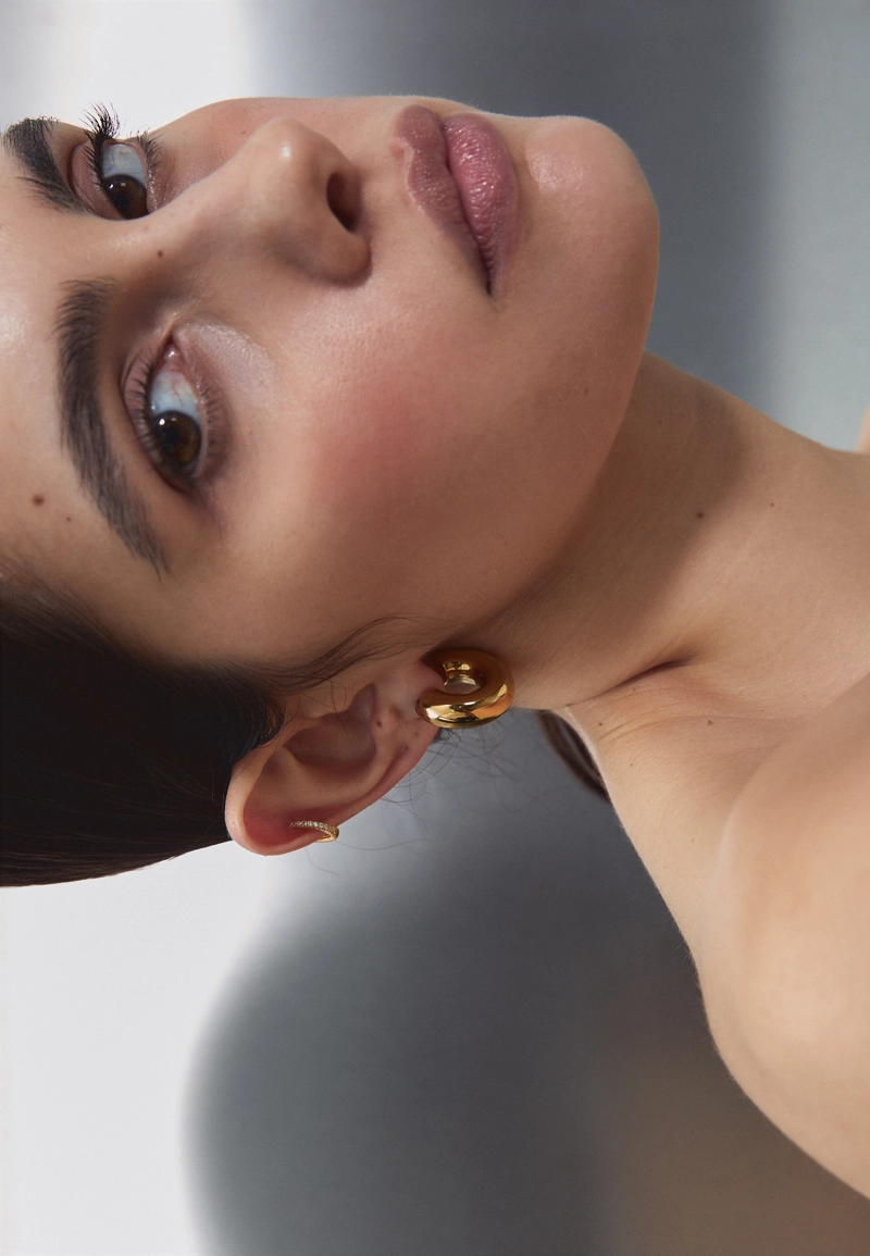 Набор из 2 водонепроницаемых серег-колец