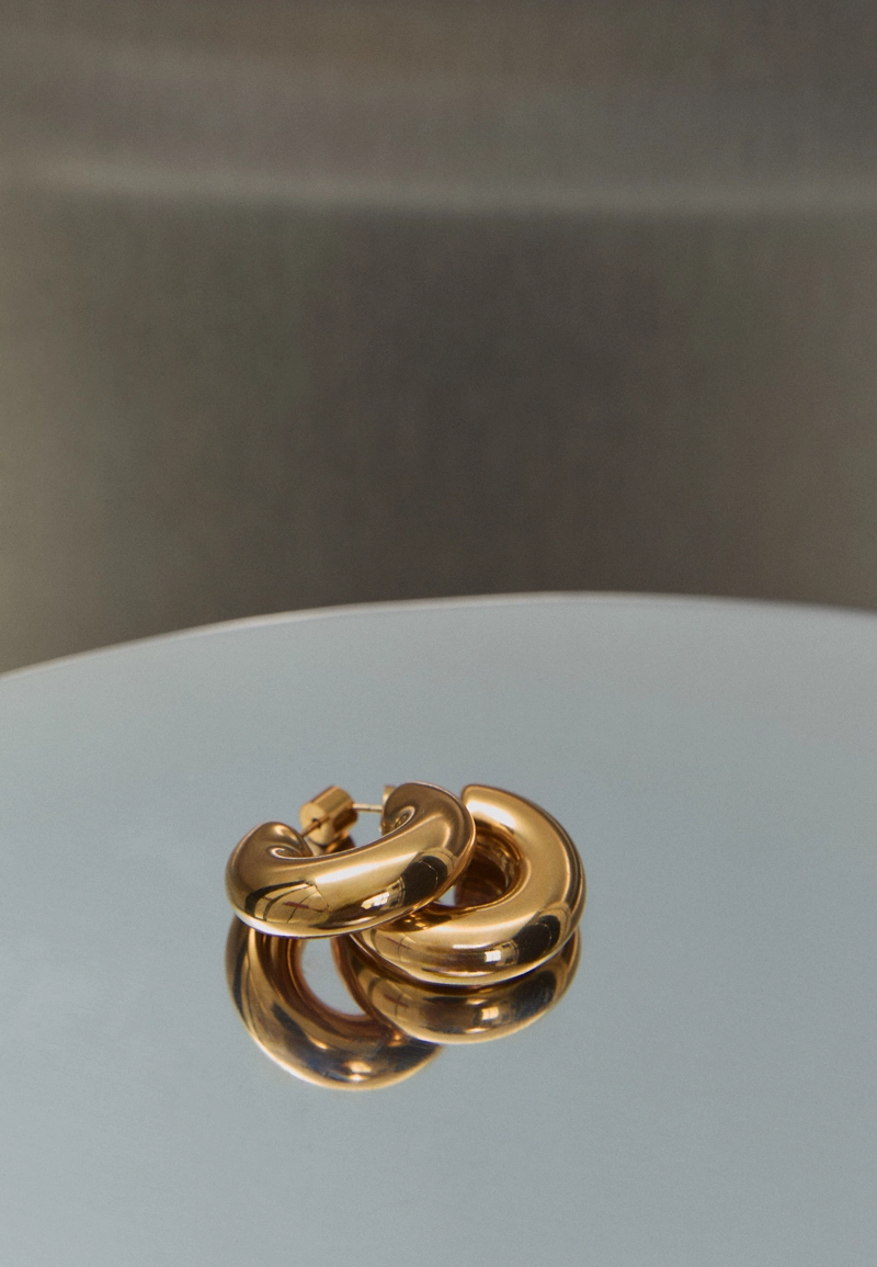 Набор из 2 водонепроницаемых серег-колец