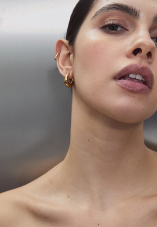 Набор из 2 водонепроницаемых серег-колец- Заказать в России