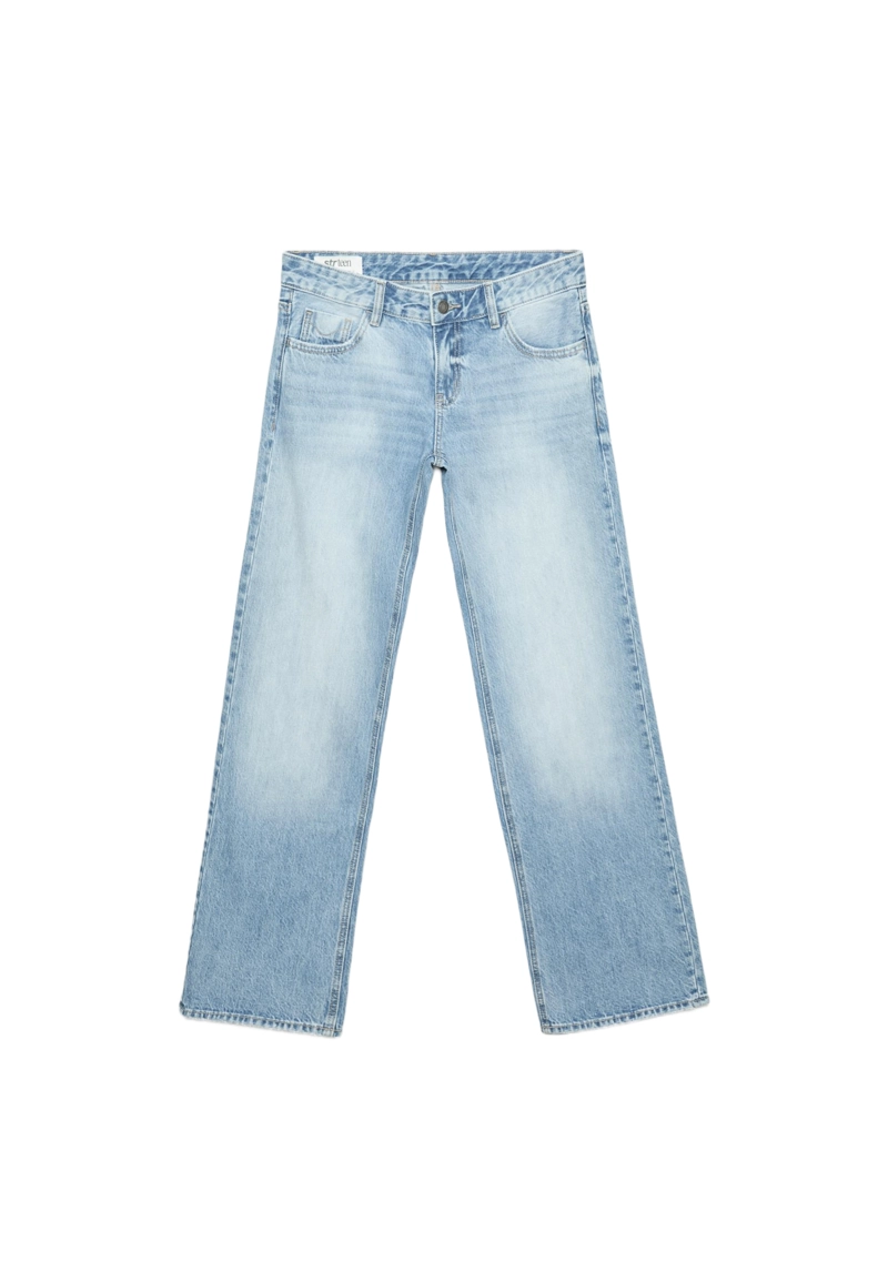 Джинсы-стрейт с низкой посадкой