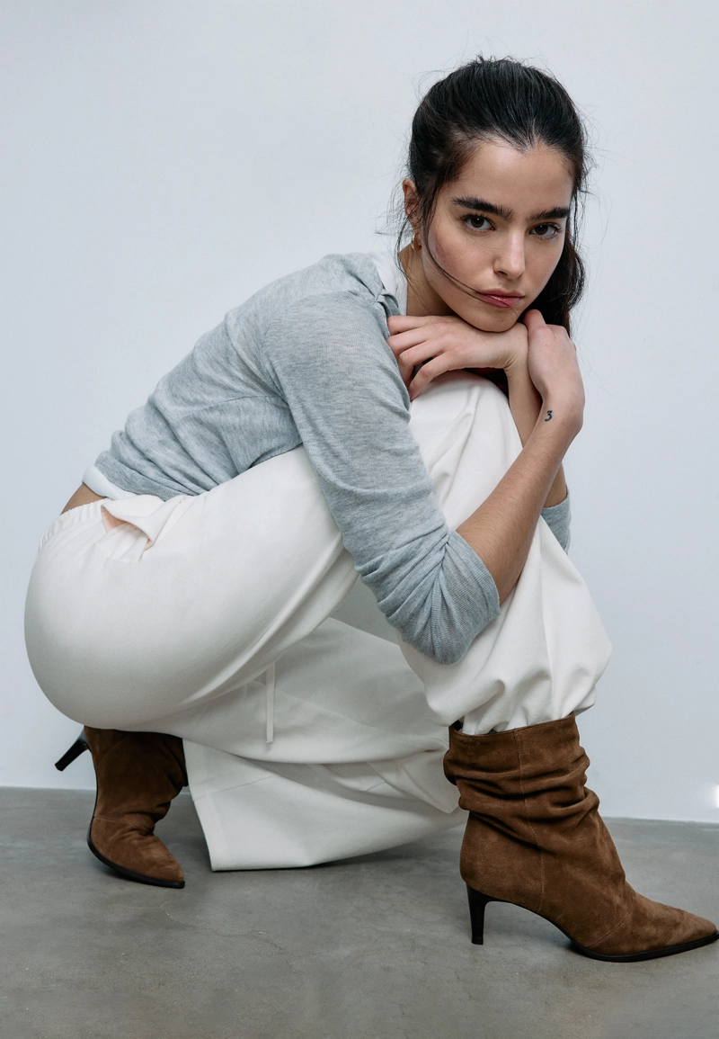 Брюки-джоггеры свободного кроя