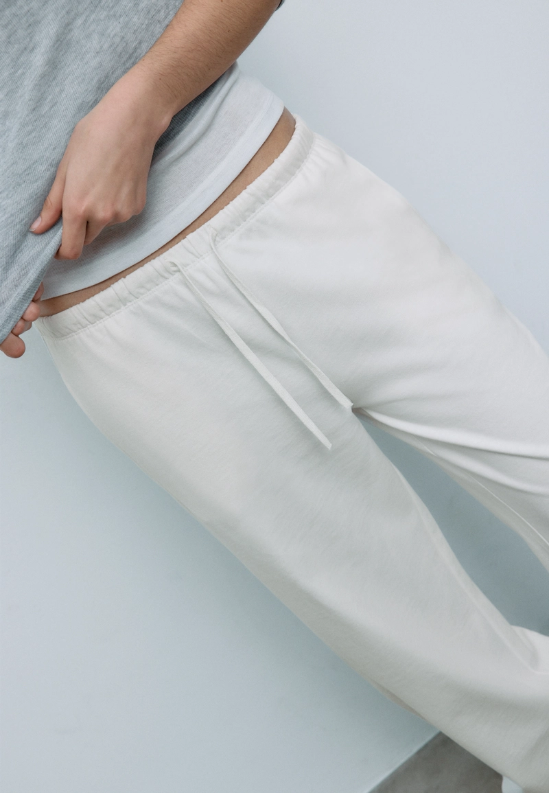 Брюки-джоггеры свободного кроя