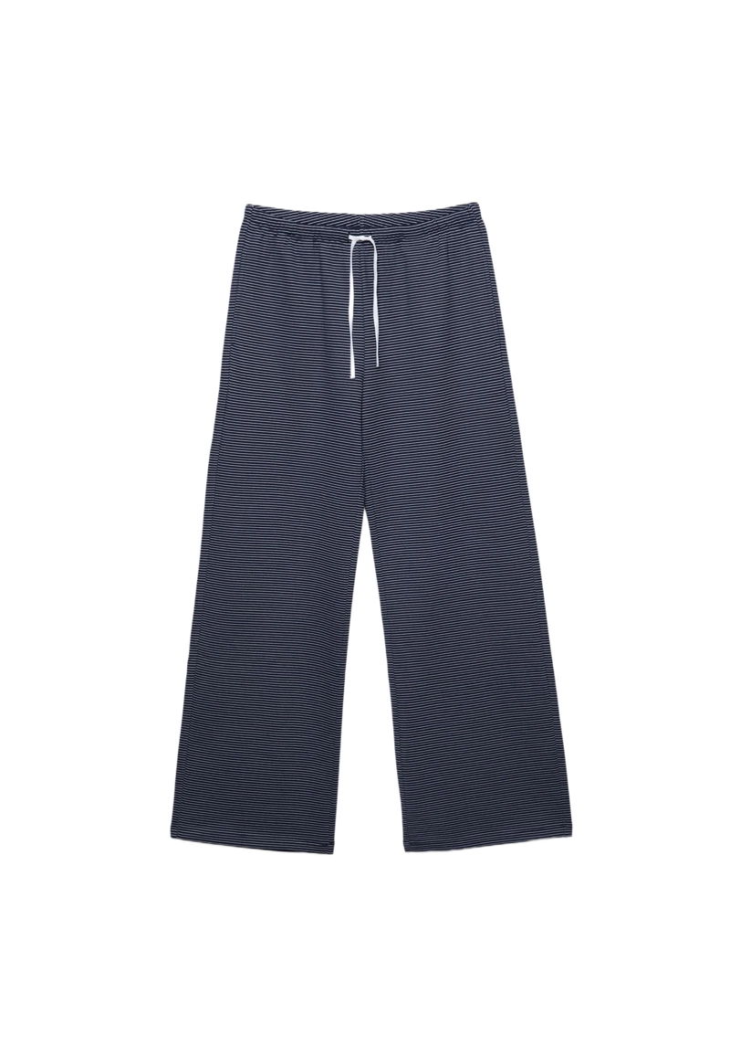 Брюки-джоггеры свободного кроя в полоску