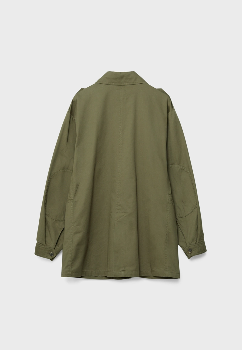 Хлопковая парка с карманами