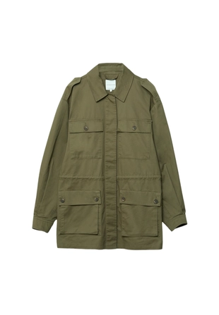 Хлопковая парка с карманами- Заказать в России