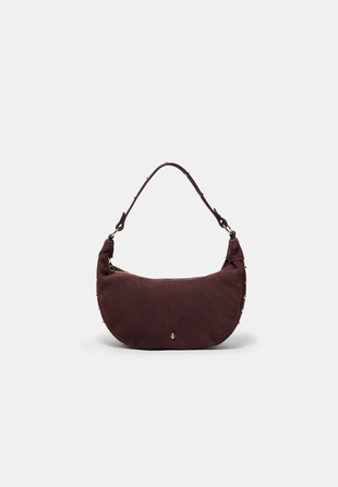 Сумка на плечо с заклепками, 100% кожа- Заказать в России