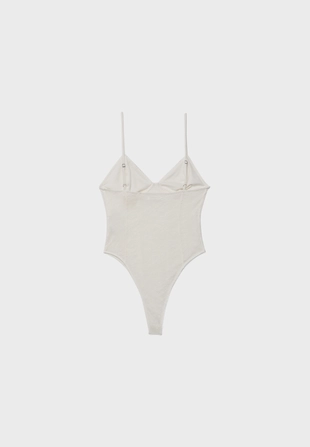 Боди на бретельках с кружевом- Заказать в России