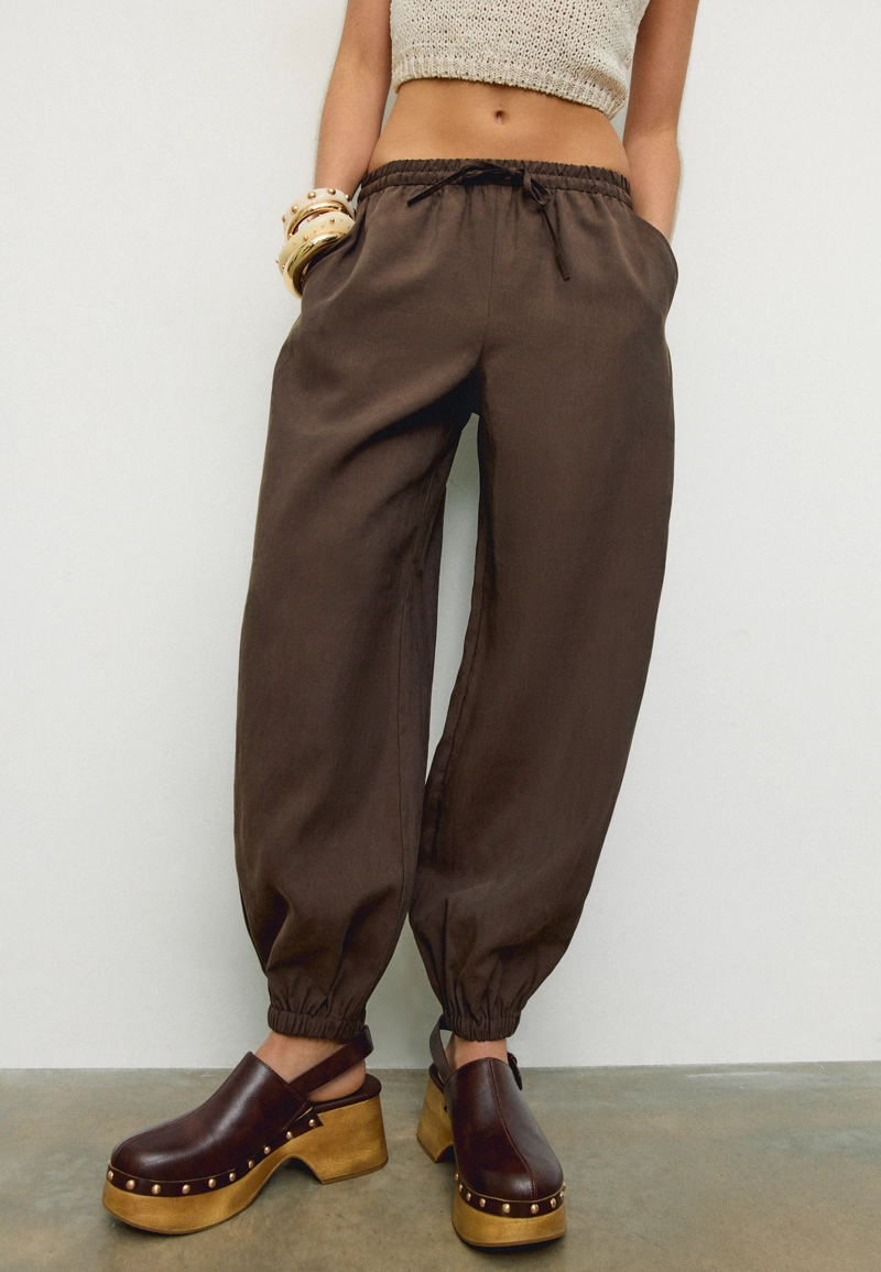 Брюки-шаровары из лиоцелла