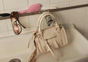 Сумка-боулинг с плечевым ремнем и молнией- Заказать в России