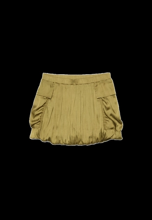 Юбка-баллон из сатина с карманами- Заказать в России