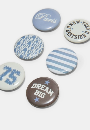 Набор из 6 значков- Заказать в России