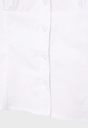 Приталенная рубашка с короткими рукавами- Заказать в России