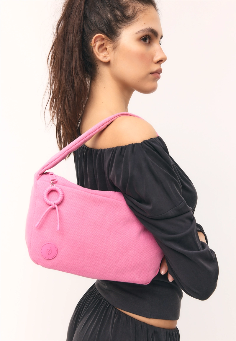 Плетеная сумка через плечо