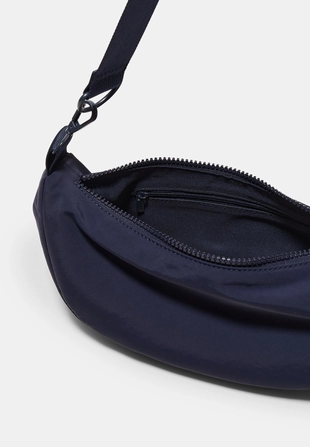 Тканевая сумка-луна с плечевым ремнем- Заказать в России