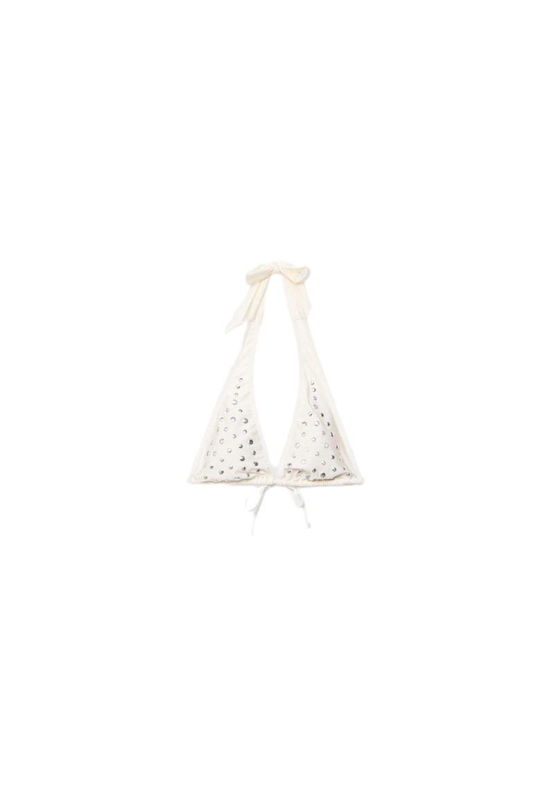 Бюстгальтер бикини с крупными заклепками