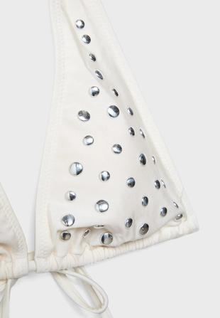 Бюстгальтер бикини с крупными заклепками- Заказать в России