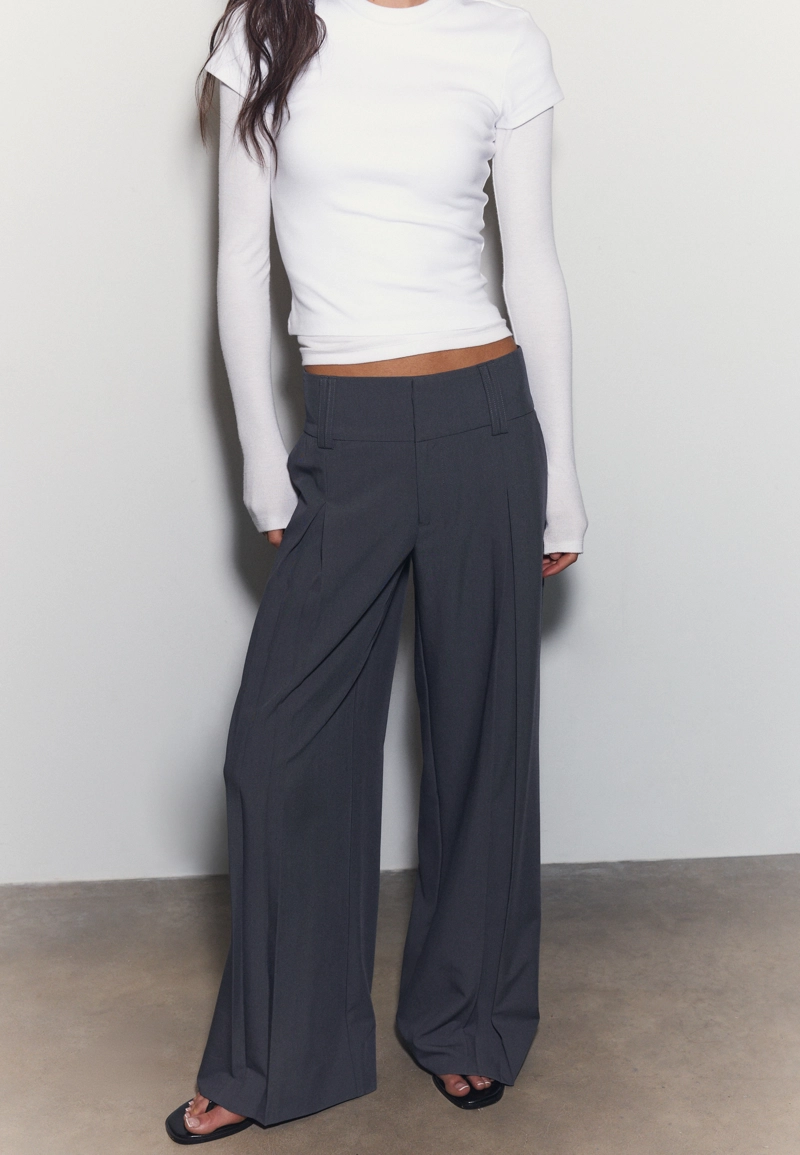 Брюки с поясом