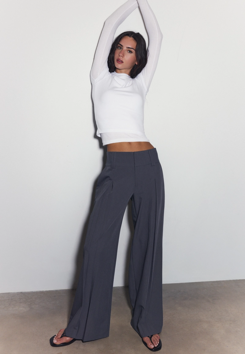 Брюки с поясом