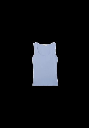 Майка из полиамида с широкими бретелями- Заказать в России