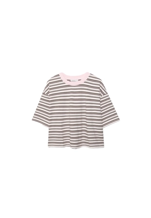 Полосатая футболка с короткими рукавами- Заказать в России