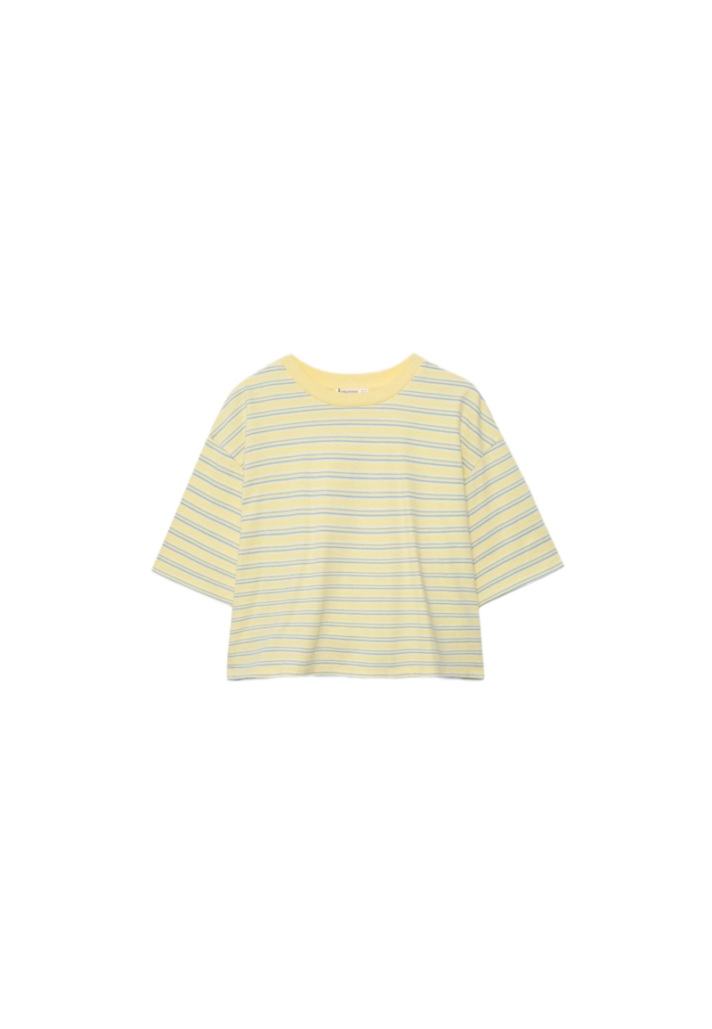 Полосатая футболка с короткими рукавами