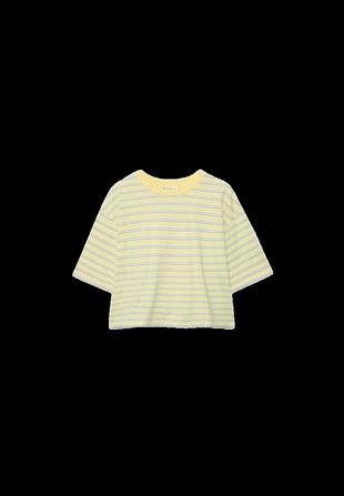 Полосатая футболка с короткими рукавами- Заказать в России