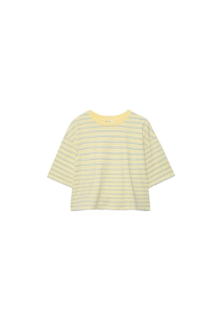 Полосатая футболка с короткими рукавами- Заказать в России