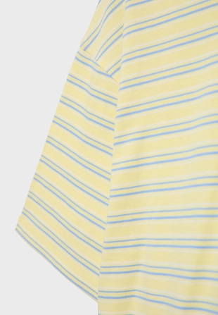 Полосатая футболка с короткими рукавами- Заказать в России