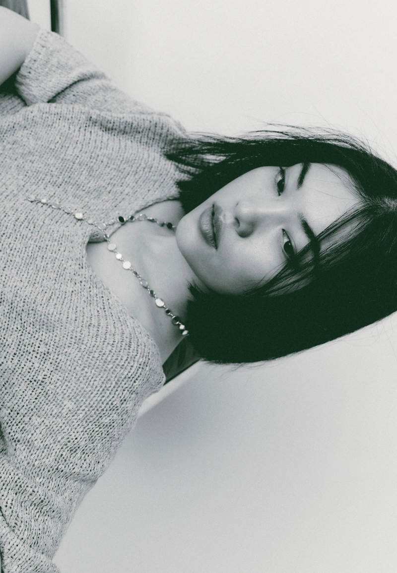 Базовый вязаный свитер-накидка