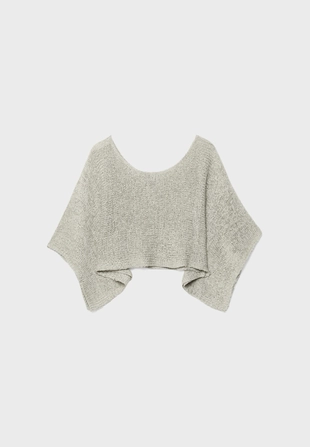 Базовый вязаный свитер-накидка- Заказать в России