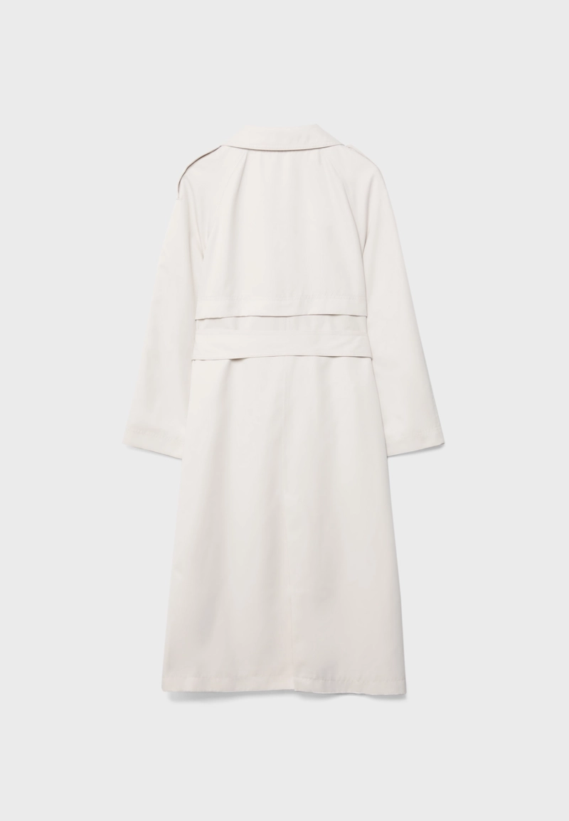 Длинный струящийся тренч