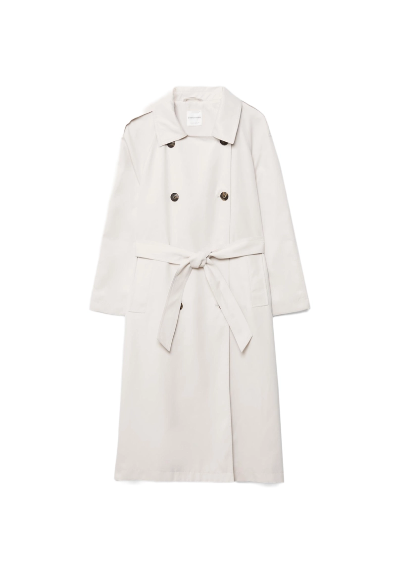 Длинный струящийся тренч