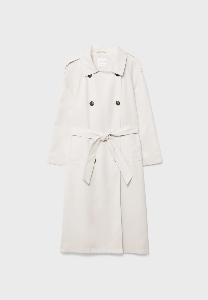 Длинный струящийся тренч