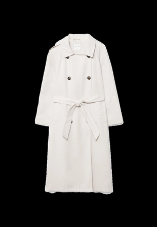 Длинный струящийся тренч- Заказать в России