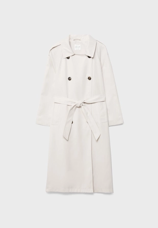 Длинный струящийся тренч- Заказать в России