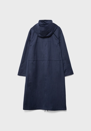 Длинная струящаяся парка- Заказать в России