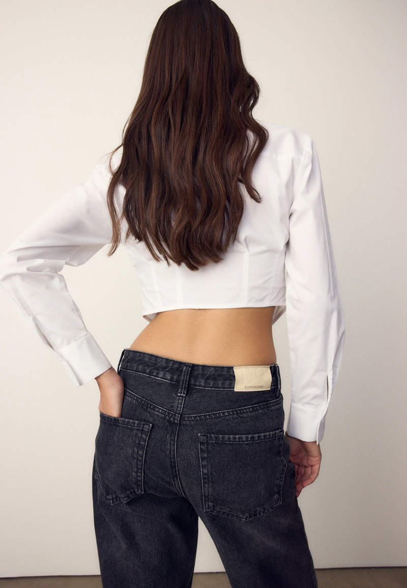 Рубашка-корсет из поплина