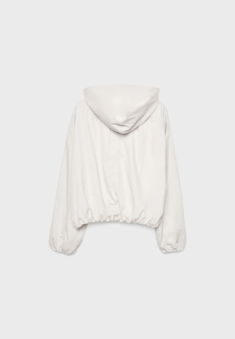 Базовая куртка из нейлона с капюшоном