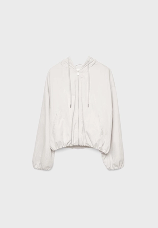 Базовая куртка из нейлона с капюшоном- Заказать в России