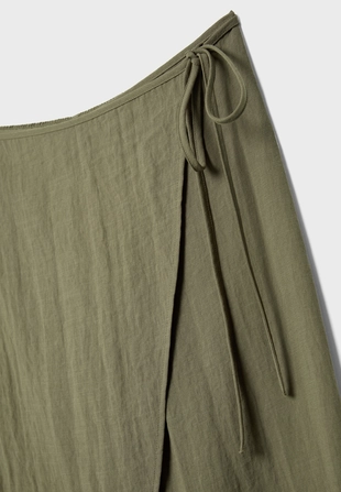 Брюки-парео струящегося кроя- Заказать в России