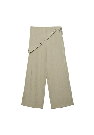 Брюки-платок свободного кроя- Заказать в России