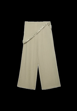 Брюки-платок свободного кроя- Заказать в России