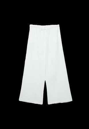 Брюки свободного кроя под лен- Заказать в России