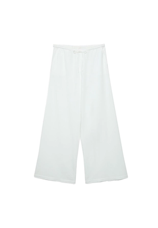 Брюки свободного кроя под лен- Заказать в России