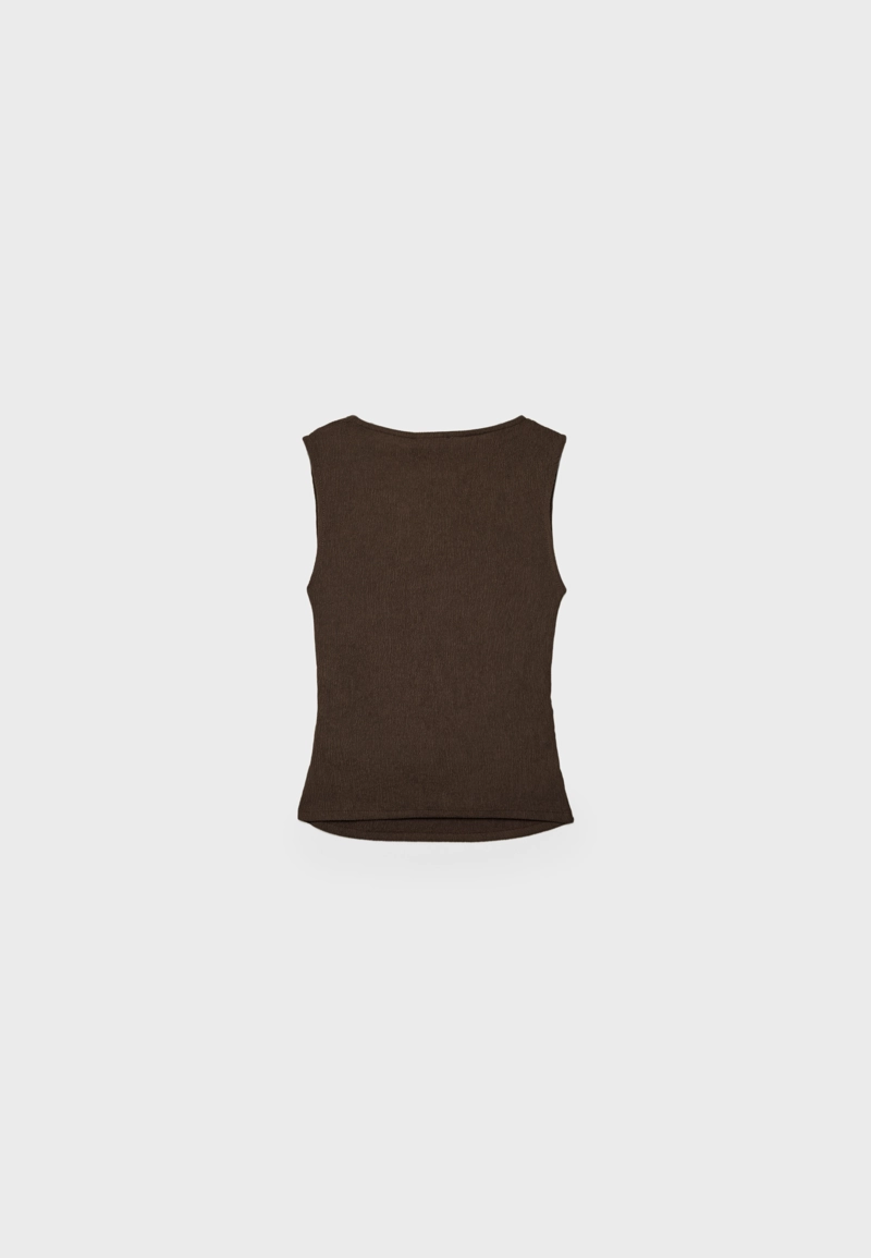 Топ с жатой фактурой