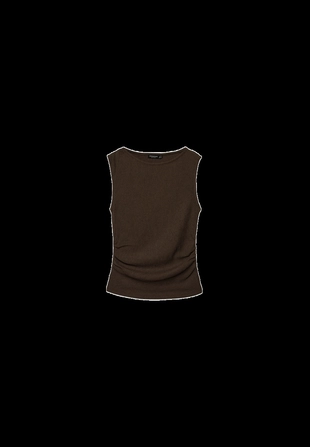 Топ с жатой фактурой- Заказать в России